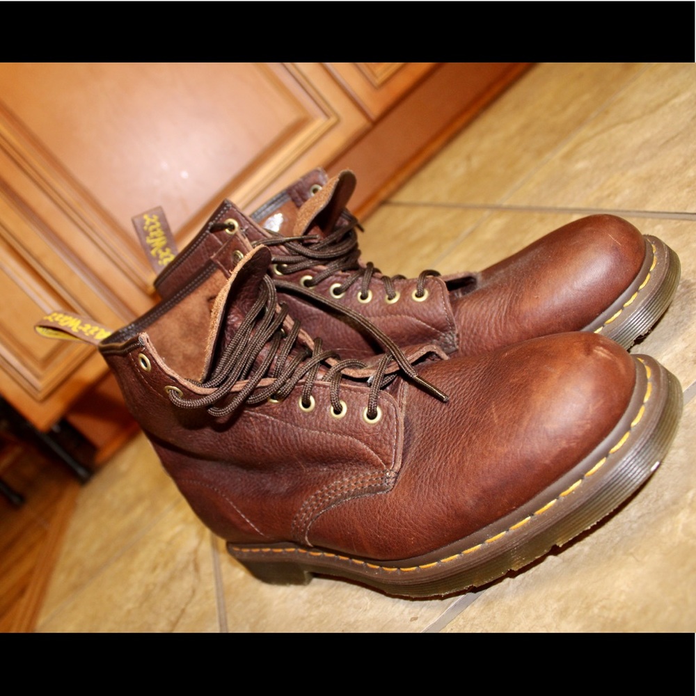 Men’s Rustic Dark Tan Abandon Dr. Martens